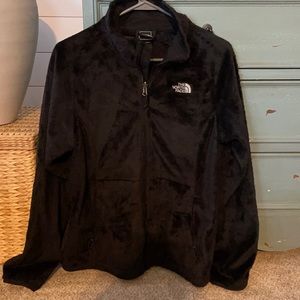 The North Face Fuzzy Black Zip Up